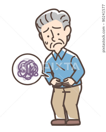 好像肚子疼的爺爺 90241577