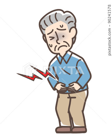 好像肚子疼的爺爺 90241578