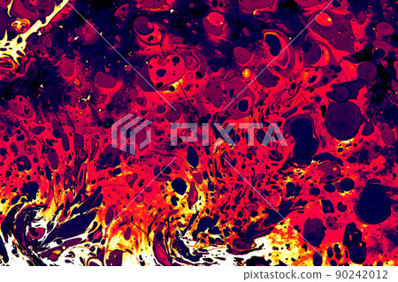 Abstract grunge art background texture with colorful paint splashes 90242012