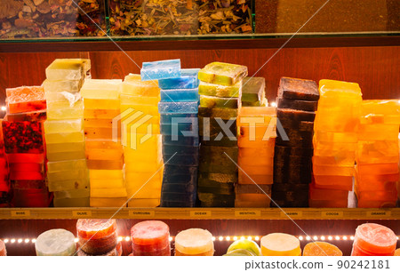 Assorted set of handmade organic soap suited for relaxing and health 90242181