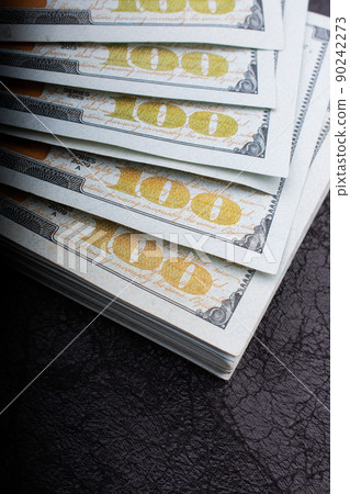 American Dollars Cash Money. Banknote in close up view American Dollars Cash Money. Banknote in close up view 90242273