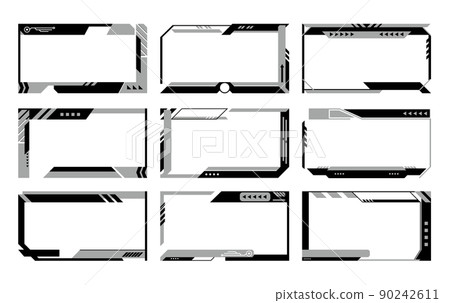 Stylish cyber frame frame 90242611