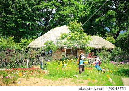 Spring countryside scenery, Nagan-eupseong Spring countryside scenery, Nagan-eupseong 90242754