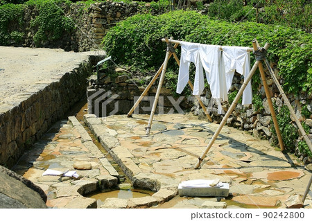 Spring countryside scenery, Nagan-eupseong 90242800