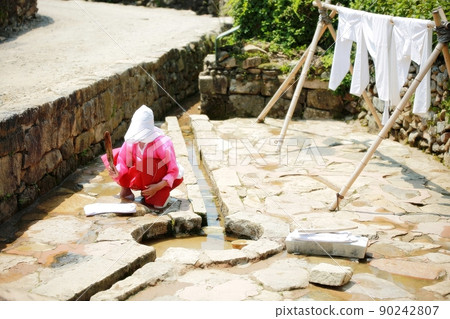 Spring countryside scenery, Nagan-eupseong Spring countryside scenery, Nagan-eupseong 90242807