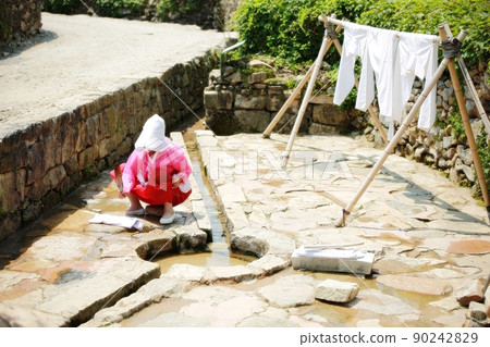 Spring countryside scenery, Nagan-eupseong Spring countryside scenery, Nagan-eupseong 90242829