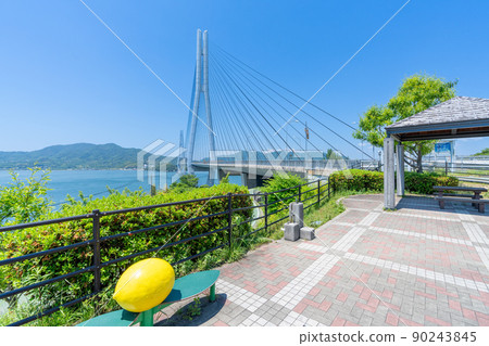 《Hiroshima Prefecture》 Scenery of Lemon Valley ・ Scenery taken from the vicinity of Lemon Valley_Tatara Bridge ・ Shimanami Kaido 《Hiroshima Prefecture》 Scenery of Lemon Valley ・ Scenery taken from the vicinity of Lemon Valley_Tatara Bridge ・ Shimanami Kaido 90243845