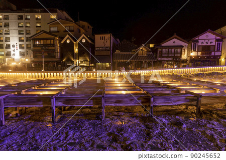湯畑的燈飾 湯畑的燈飾 90245652