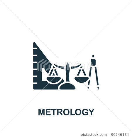 Metrology icon. Monochrome simple Science icon for templates, web design and infographics Metrology icon. Monochrome simple Science icon for templates, web design and infographics 90246184