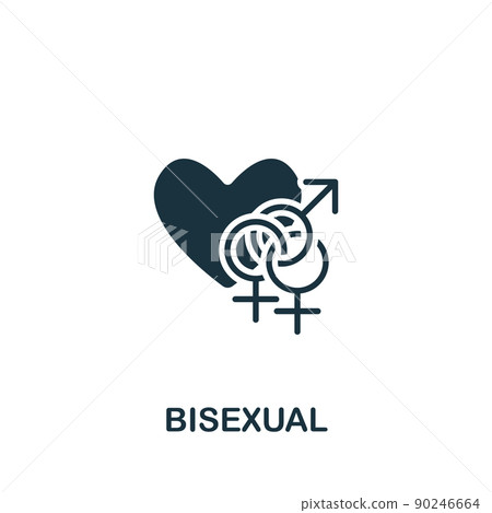 Bisexual icon. Monochrome simple Lgbt icon for templates, web design and infographics Bisexual icon. Monochrome simple Lgbt icon for templates, web design and infographics 90246664