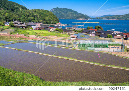 《福井縣》 寧靜的鄉村，響梯田 90247161