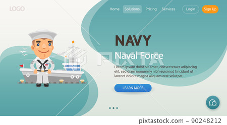 Navy Website Template Navy Website Template 90248212