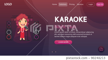 Karaoke Website Template Karaoke Website Template 90248213