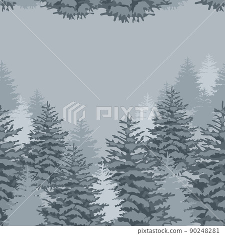 Seamless pattern with a forest. Vector illustration Seamless pattern with a forest. Vector illustration 90248281