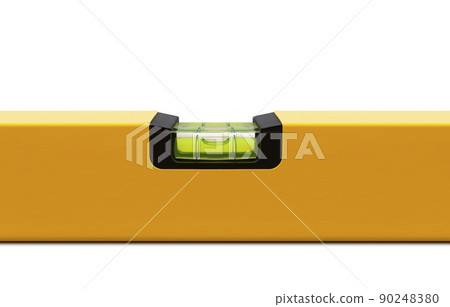 Yellow building level, isolated on a white background. Yellow building level, isolated on a white background. 90248380