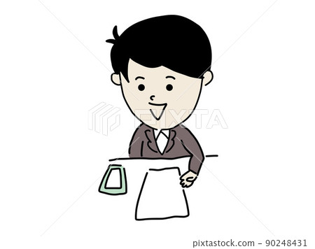 A businessman who proposes a hospitality business with a smile A businessman who proposes a hospitality business with a smile 90248431