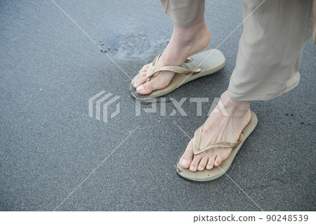 Sea walk, female sandy beach, beach trip, sightseeing, beach Sea walk, female sandy beach, beach trip, sightseeing, beach 90248539