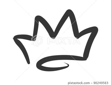 Kings and queens crowns elements set Royalty Free Vector