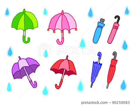 梅雨的材料（雨具、雨傘） 90250083