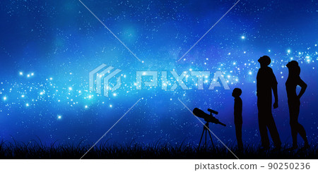 Astronomical observation Milky Way 90250236