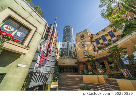 川崎站前綜合商業設施La Cittadella的城市景觀[神奈川縣川崎市] 90250859