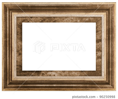 Color Beige Classic Old Vintage Wooden mockup canvas frame Color Beige Classic Old Vintage Wooden mockup canvas frame 90250998