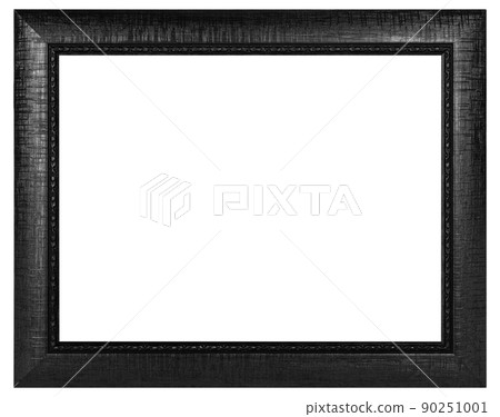 Black Vintage Wooden mockup canvas frame isolated Black Vintage Wooden mockup canvas frame isolated 90251001