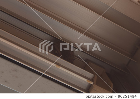 House bats that settle in the upper part of the window House bats that settle in the upper part of the window 90251484