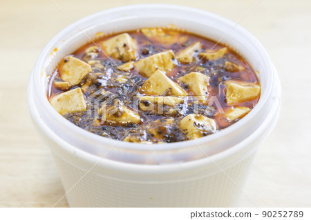 Delicious take-out mapo tofu bowl Delicious take-out mapo tofu bowl 90252789