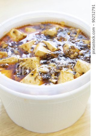 Delicious take-out mapo tofu bowl Delicious take-out mapo tofu bowl 90252791