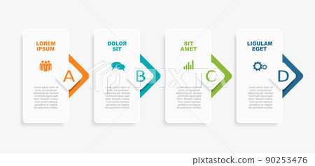Infographic design template with place for your data. Vector illustration. 90253476