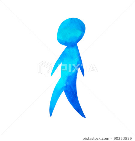 human walking pose abstract body art watercolor painting hand drawing illustration design human walking pose abstract body art watercolor painting hand drawing illustration design 90253859