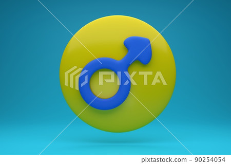 blue male gender symbol blue male gender symbol 90254054