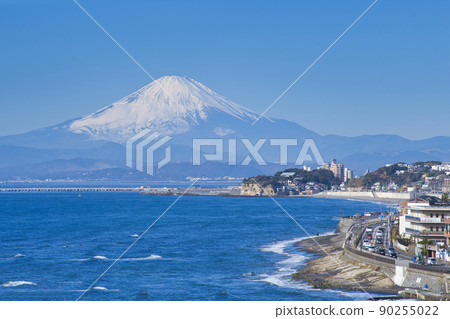 [鎌倉市] 從稻村崎眺望 90255022