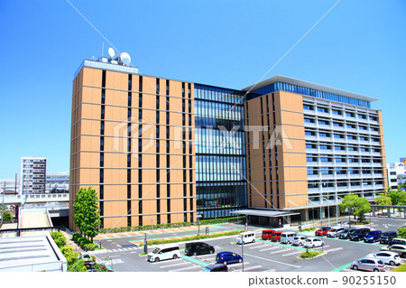Scenery of Kariya City and Kariya City Hall 90255150