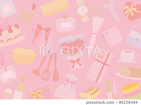 Mother's Day gift illustration background_color 90256484