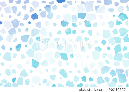 水彩風格的冰、涼爽、寒冷的水磨石抽象背景 90256552