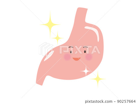 Healthy stomach character Healthy stomach character 90257664