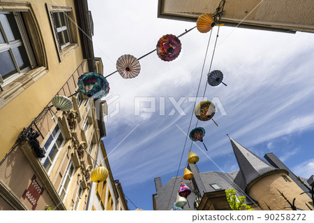 Decorations in the streets of Luxembourg Decorations in the streets of Luxembourg 90258272