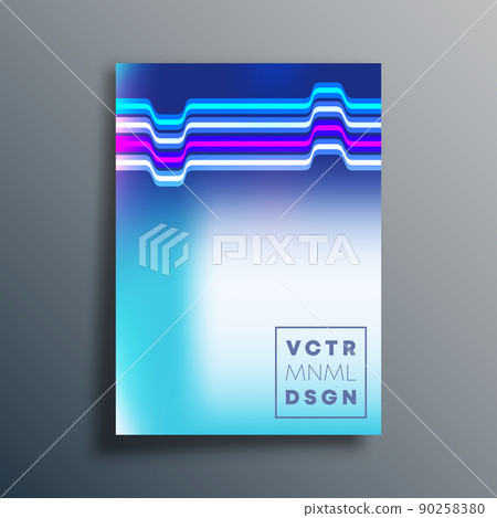 Gradient design for flyer, poster, brochure cover, background, wallpaper, typography, or other printing products. Vector illustration. 90258380