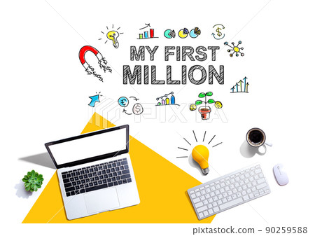 My First Million with computers and a lightbulb My First Million with computers and a lightbulb 90259588