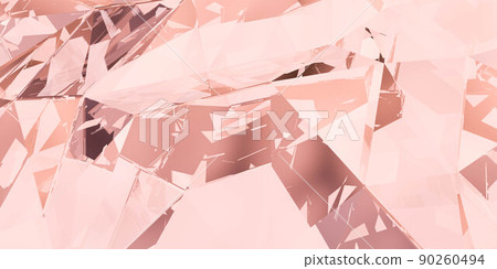 abstract glass reflections technology background visualization 3d render illustration 90260494