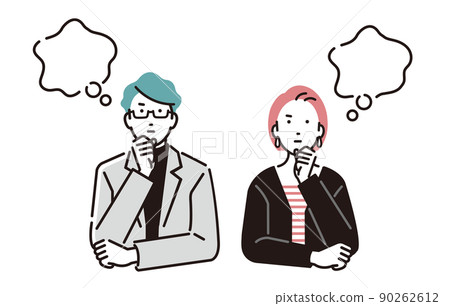 People Thinking creators Men and women 90262612