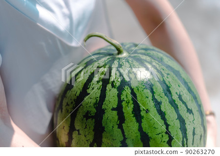一個女人用西瓜 90263270