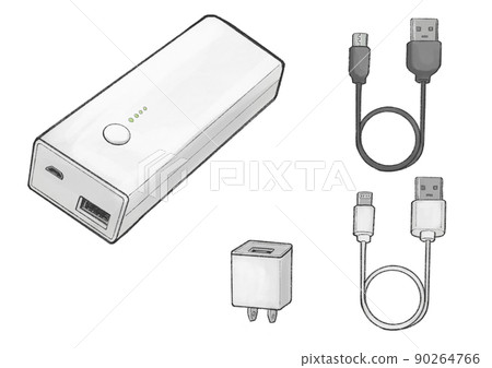 Illustration of mobile battery 90264766