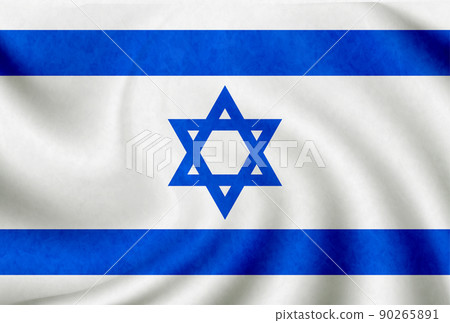 Israel national flag icon 90265891
