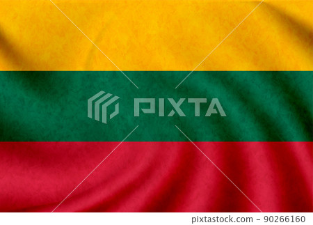 Lithuanian national flag icon 90266160