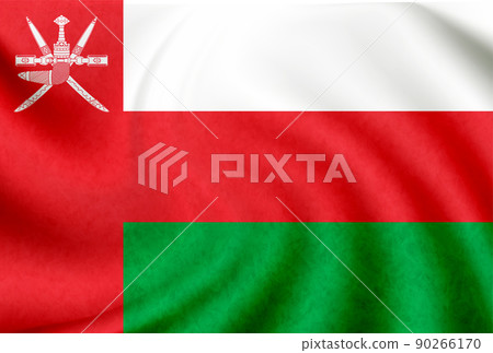 阿曼國旗圖標 90266170