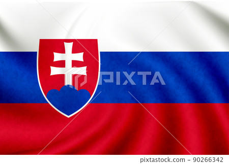 斯洛伐克國旗圖標 90266342