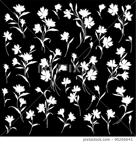 Beautiful and cute flower material collection, 90266641